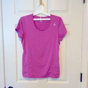 LAST CALL🌺 Semi-fitted Pink / Purple Reebok Athletic Shirt